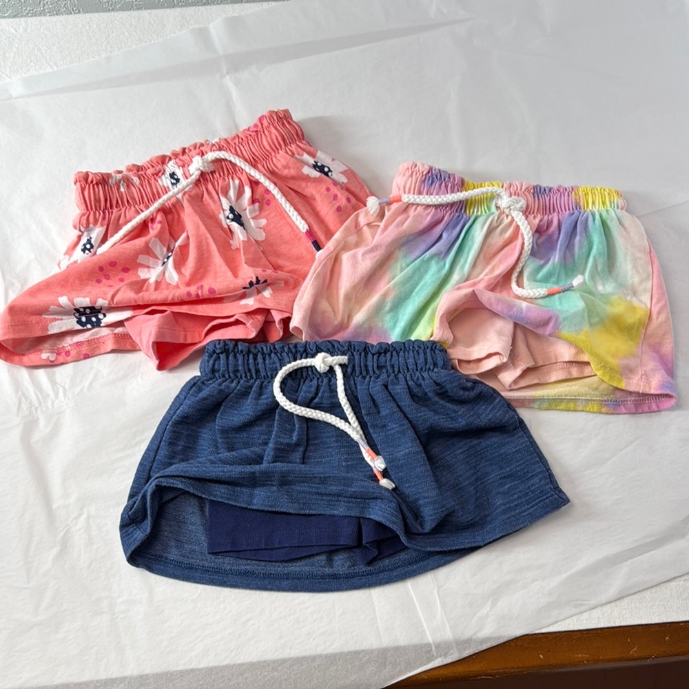Kids Colorful skorts Set